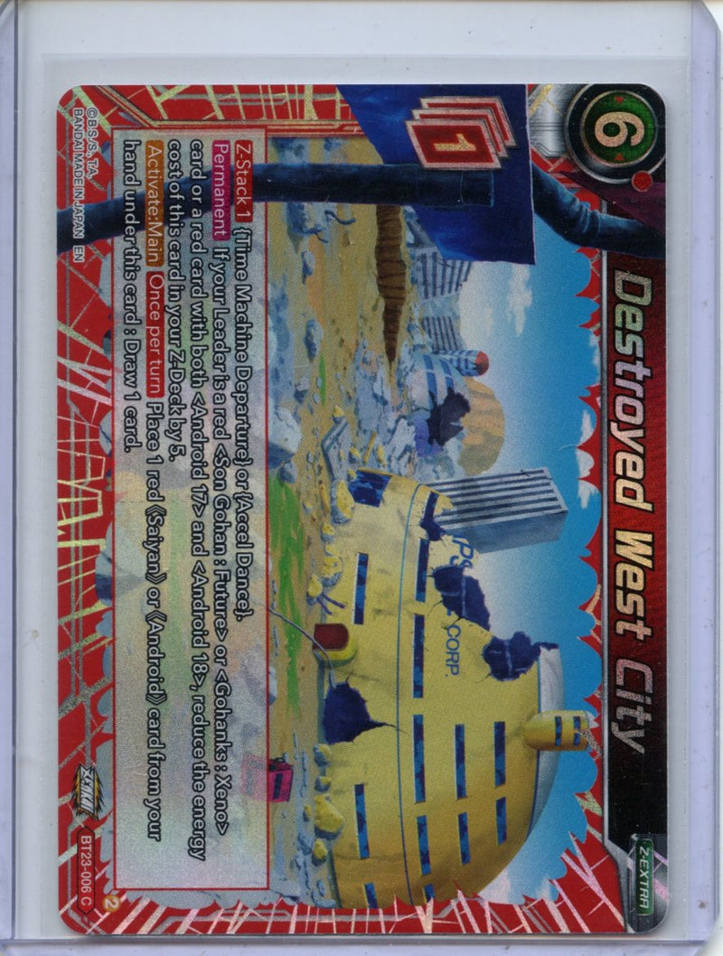 Destroyed West City - Perfect Combination BT23-006 C Foil