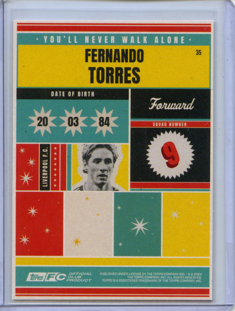 2024-25 Topps Liverpool FC Team Set Fernando Torres Anfield Beat