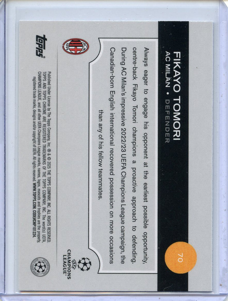 2024-25 Topps Chrome UEFA Club Comps Fikayo Tomori Wave