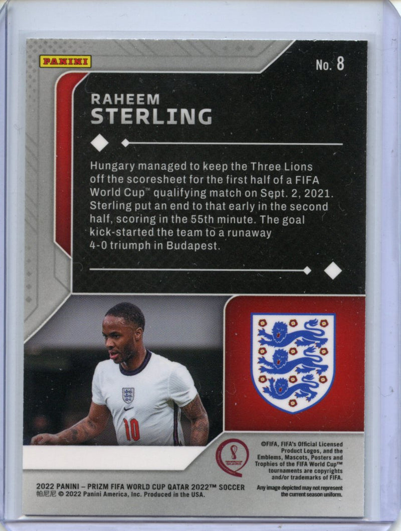 2022 Panini Prizm FIFA World Cup Qatar Raheem Sterling Scorers Club