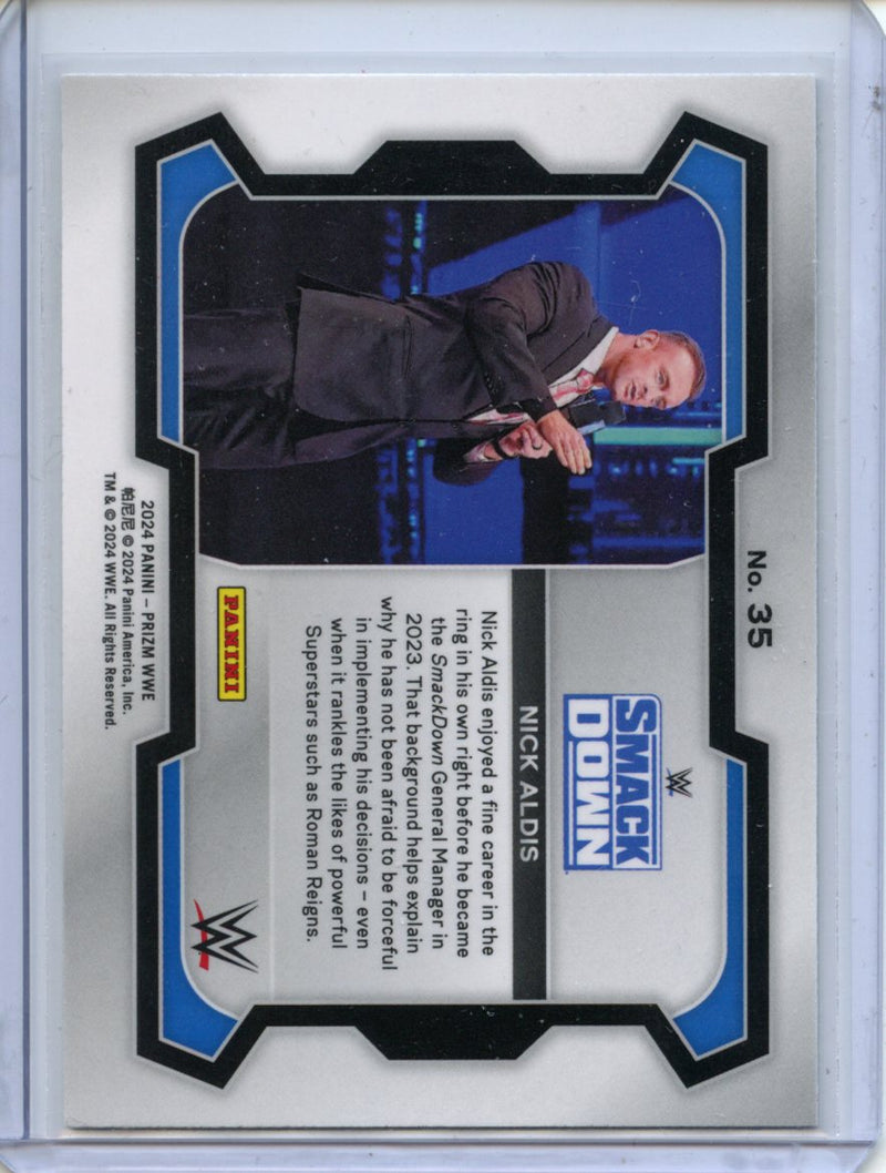 2024 Prizm WWE Nick Aldis