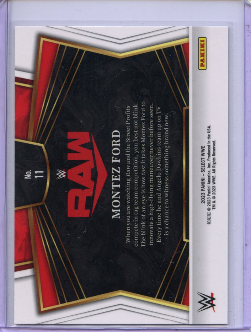 2023 Panini Select WWE Montez Ford Snapshots