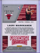 2019-20 Panini Donruss Lauri Markkanen Franchise Features Green Flood