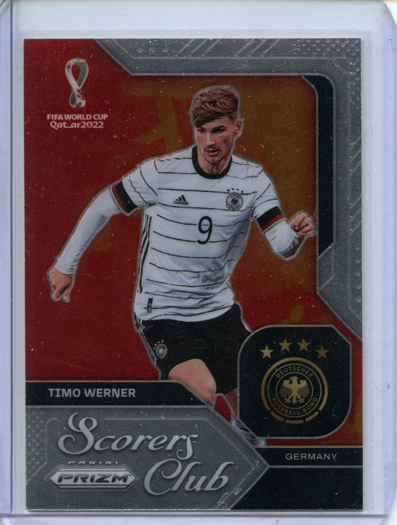 2022 Panini Prizm FIFA World Cup Qatar Timo Werner Scorers Club