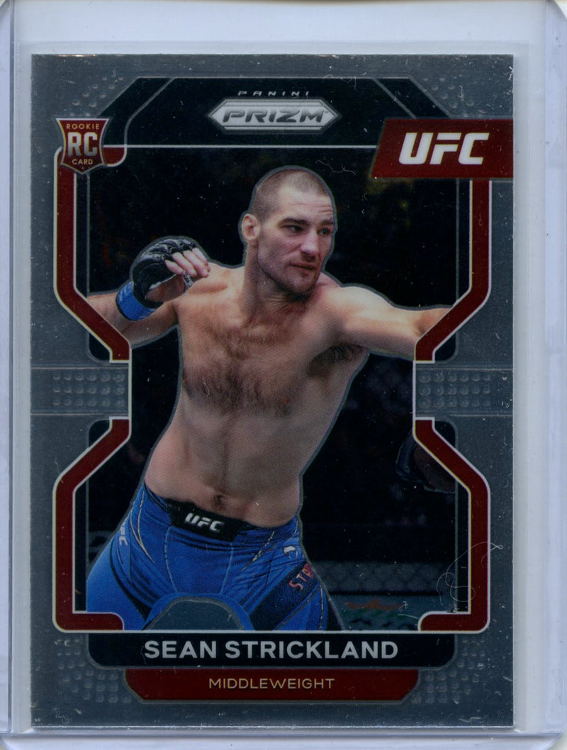 2022 Panini Prizm UFC Sean Strickland Vertical