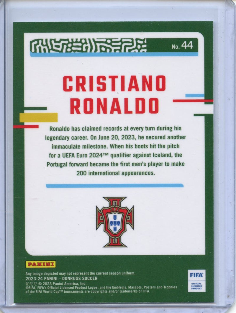 2023-24 Donruss FIFA Cristiano Ronaldo Optic