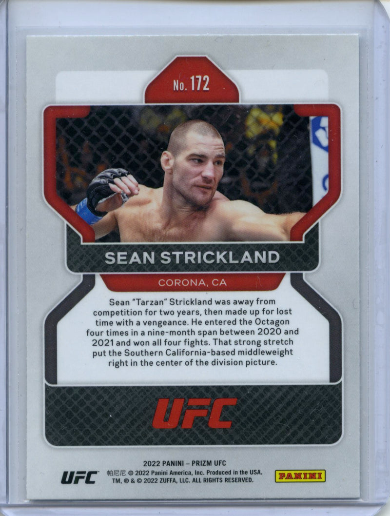 2022 Panini Prizm UFC Sean Strickland Vertical