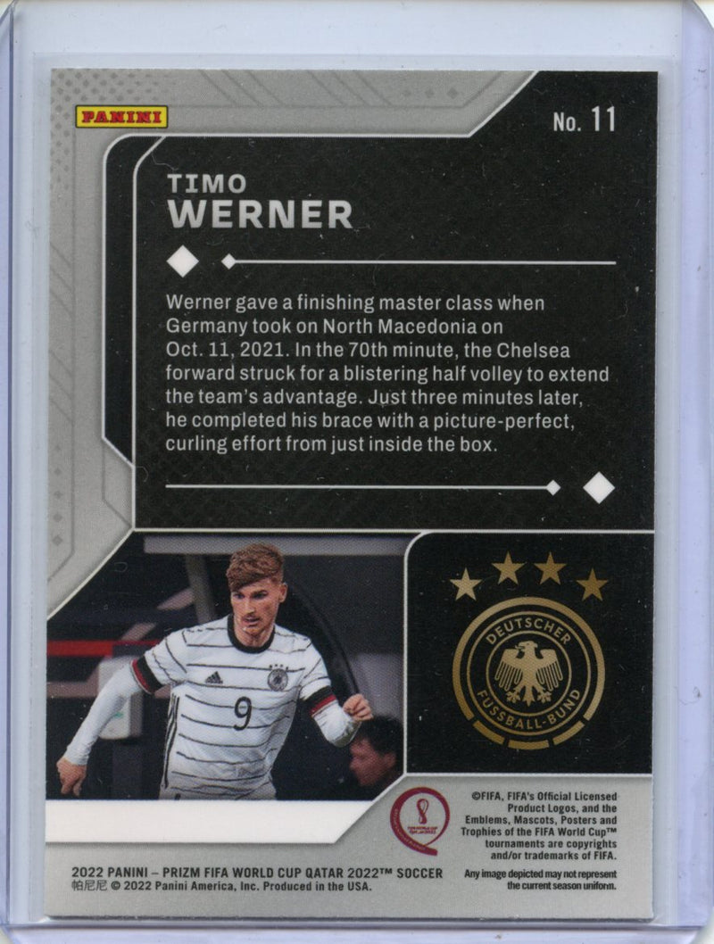 2022 Panini Prizm FIFA World Cup Qatar Timo Werner Scorers Club