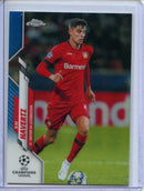 2019-20 Topps Chrome UEFA CL Kai Havertz Blue Refractor 142/150