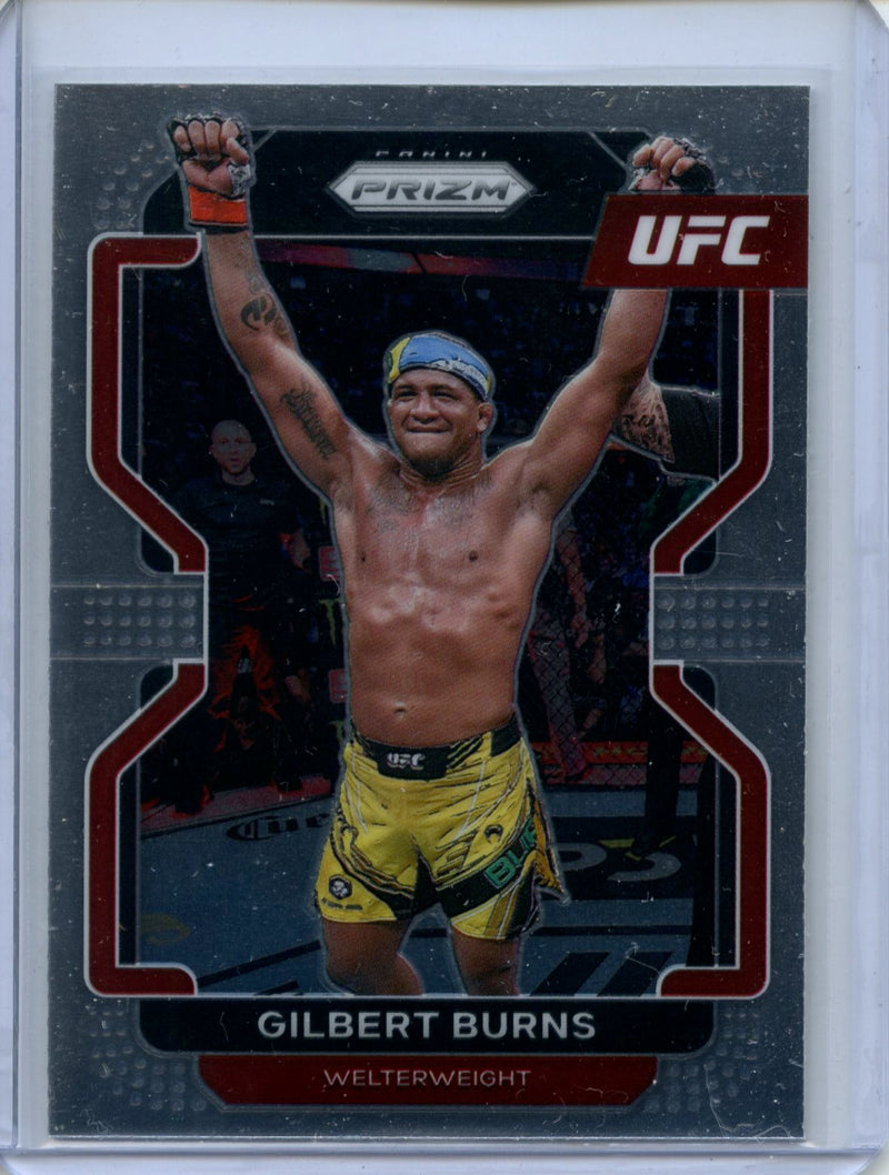 2022 Panini Prizm UFC Gilbert Burns Vertical