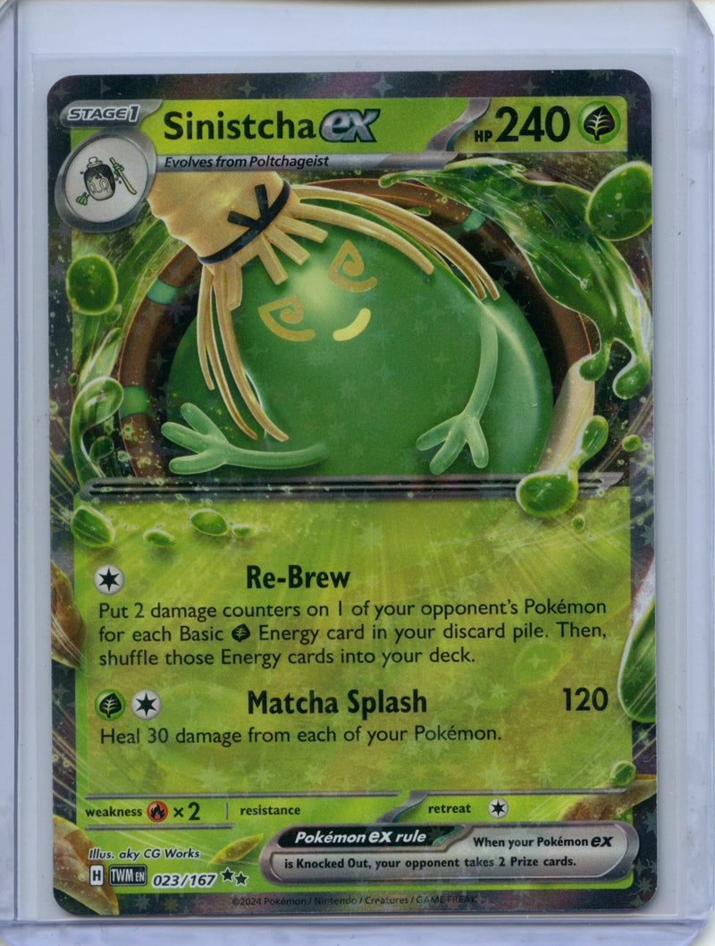 2024 Pokemon Scarlet & Violet Twilight Masquerade Sinistcha EX