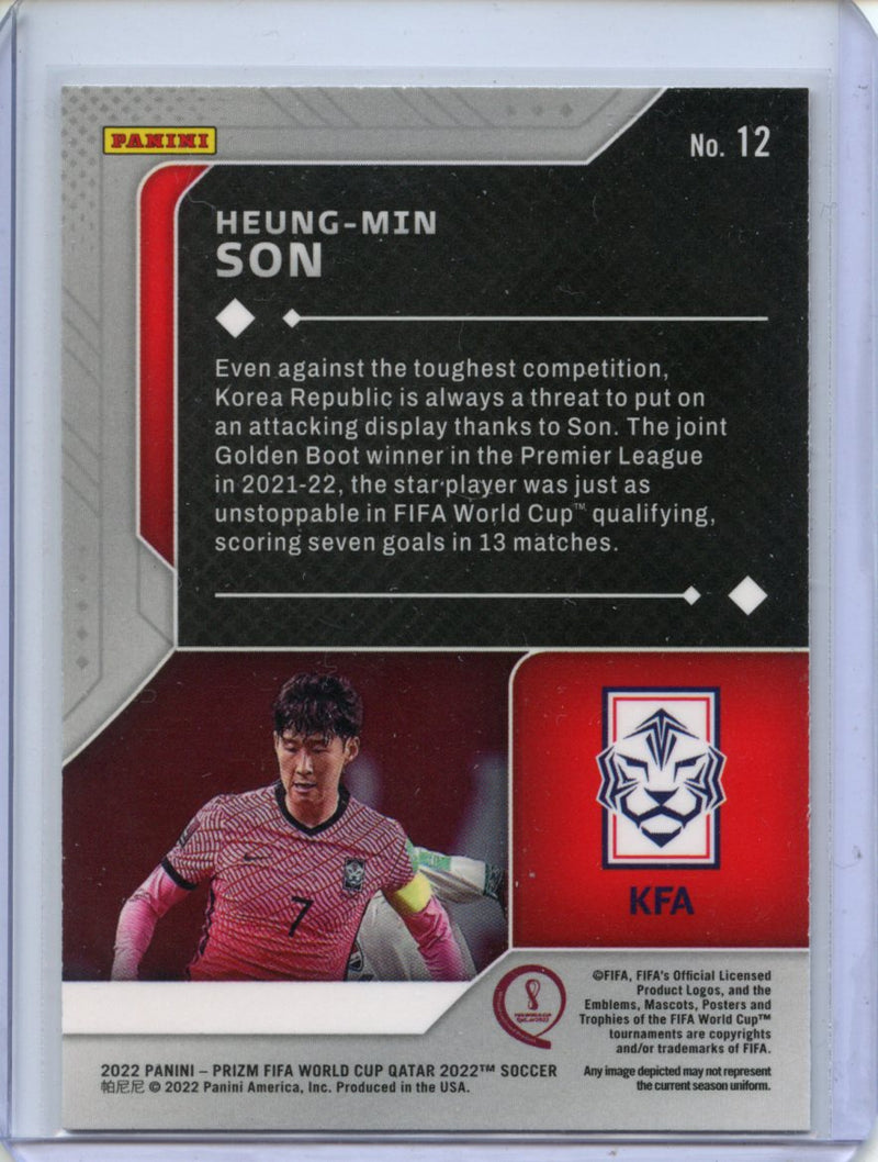 2022 Panini Prizm FIFA World Cup Qatar Heung-Min Son Scorers Club