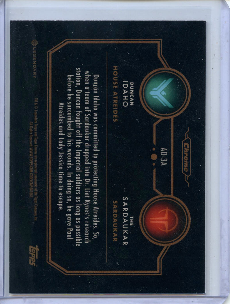 2024 Topps Dune Chrome Duncan Idaho Adversaries