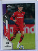 2019-20 Topps Chrome UEFA CL Kai Havertz Purple Refractor 1/250