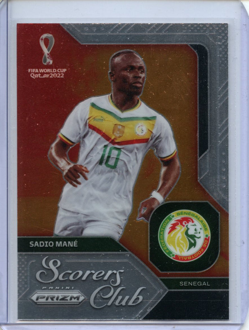 2022 Panini Prizm FIFA World Cup Qatar Sadio Mane Scorers Club