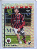 2024-25 Topps Chrome UEFA Club Comps Alex Jimenez Wave