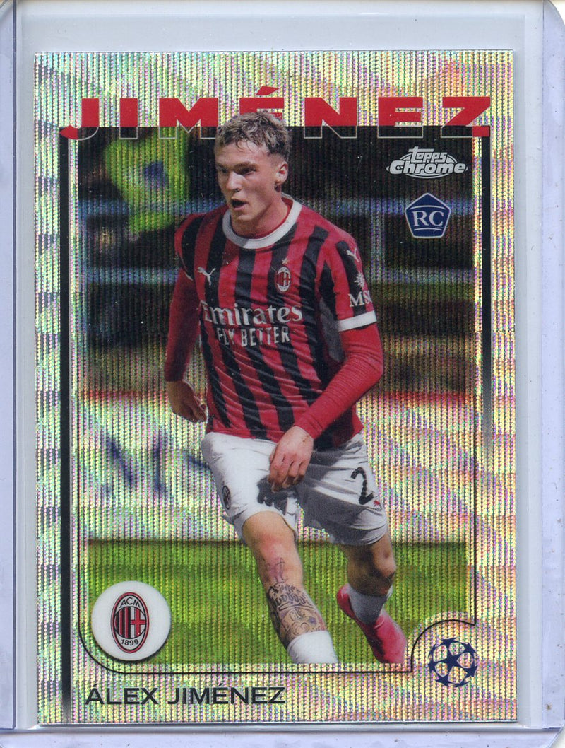 2024-25 Topps Chrome UEFA Club Comps Alex Jimenez Wave