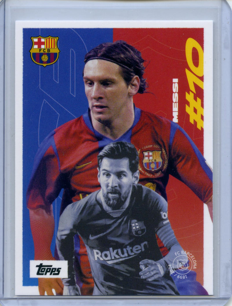 2024-25 Topps FC Barcelona Team Set Lionel Messi First Goal 125