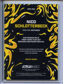 2024-25 Topps Borussia Dortmund Team Set Nico Schlotterbeck BVB Passion Relics Blue 173/250