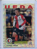 2024-25 Topps Chrome UEFA Club Comps Ayase Ueda Wave