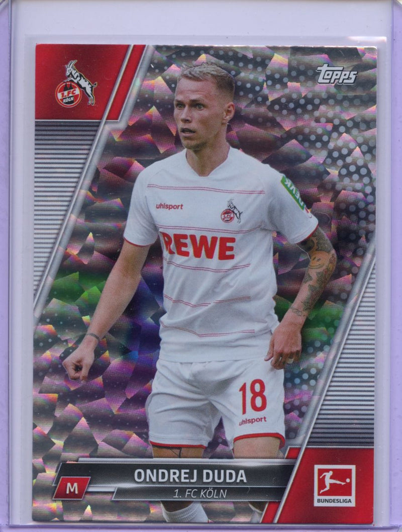 2021-22 Topps Bundesliga Soccer Ondrej Duda Speckle Foil