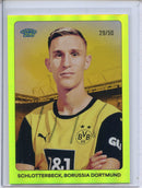 2024-25 Topps Borussia Dortmund Team Set Nico Schlotterbeck Topps 206 Yellow 29/50