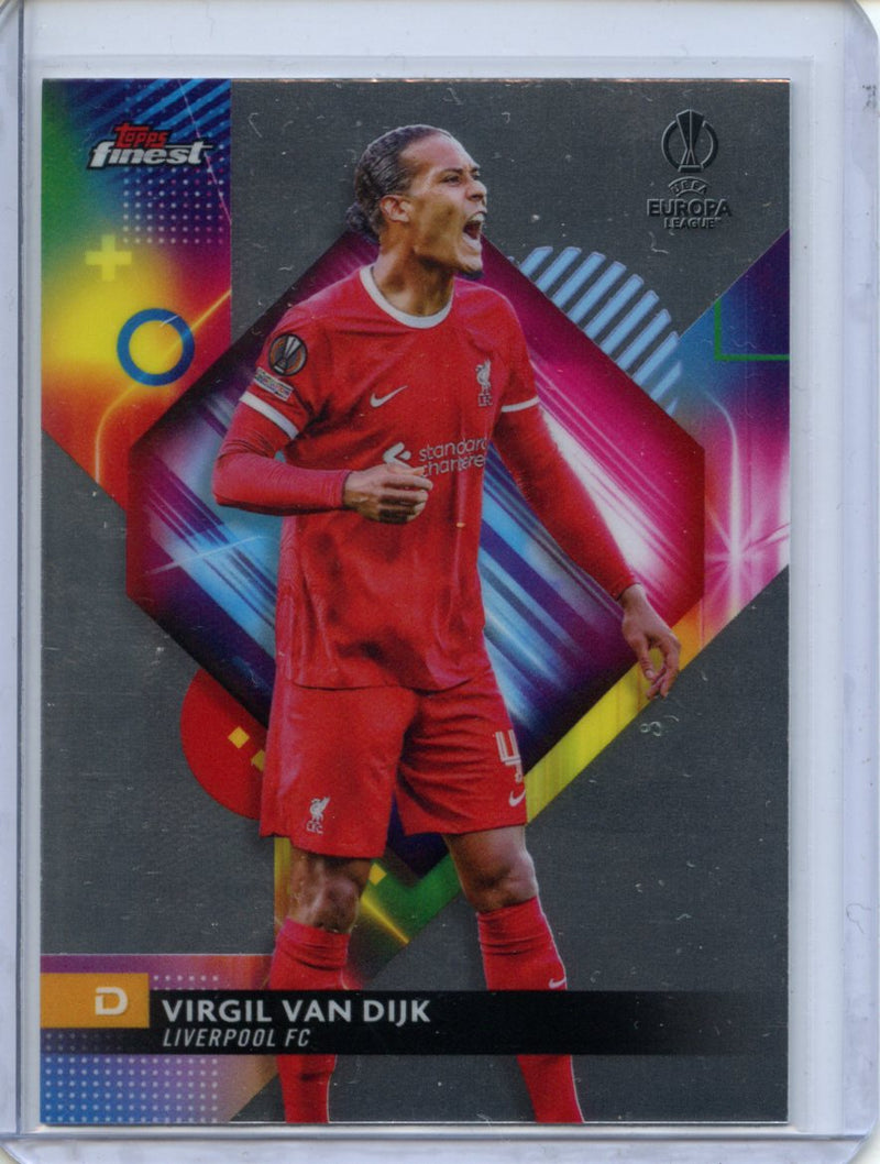 2023-24 Topps Finest UEFA Club Competitions Virgil Van Dijk