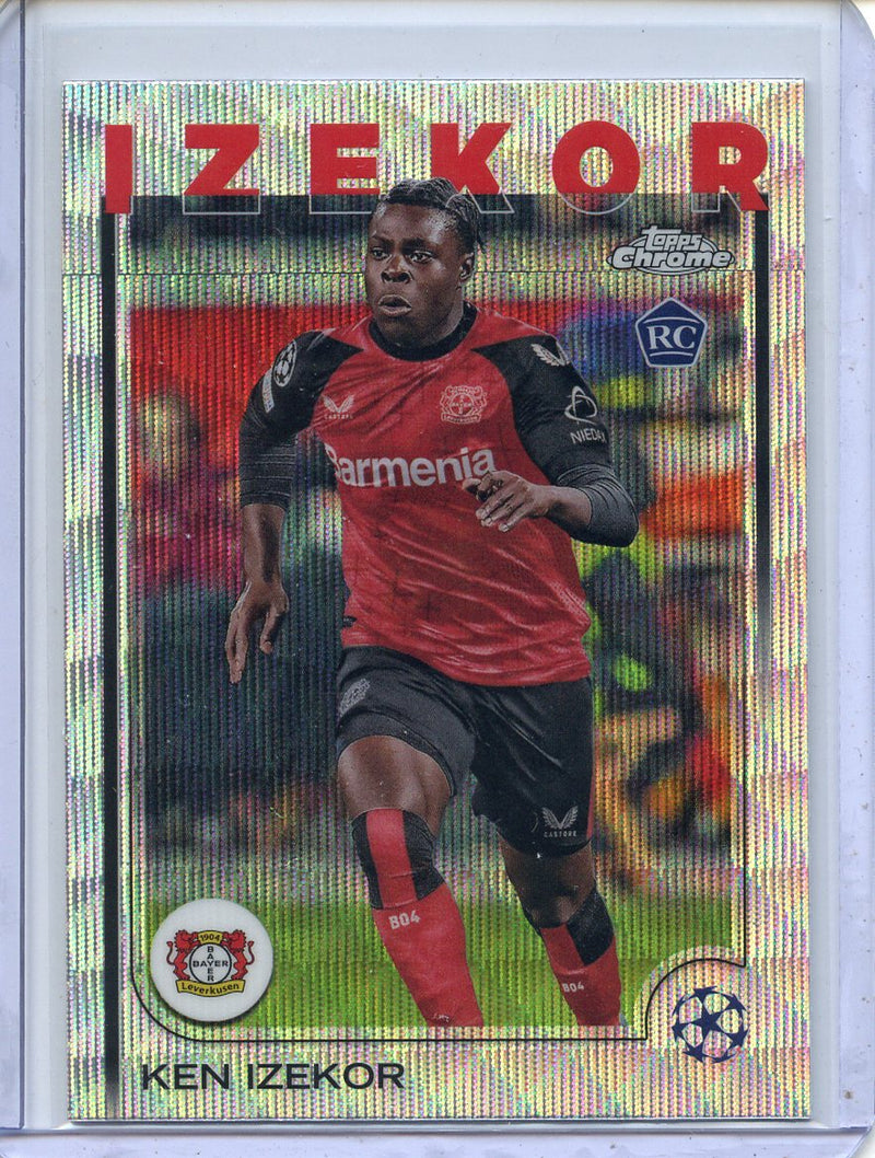 2024-25 Topps Chrome UEFA Club Comps Ken Izekor Wave