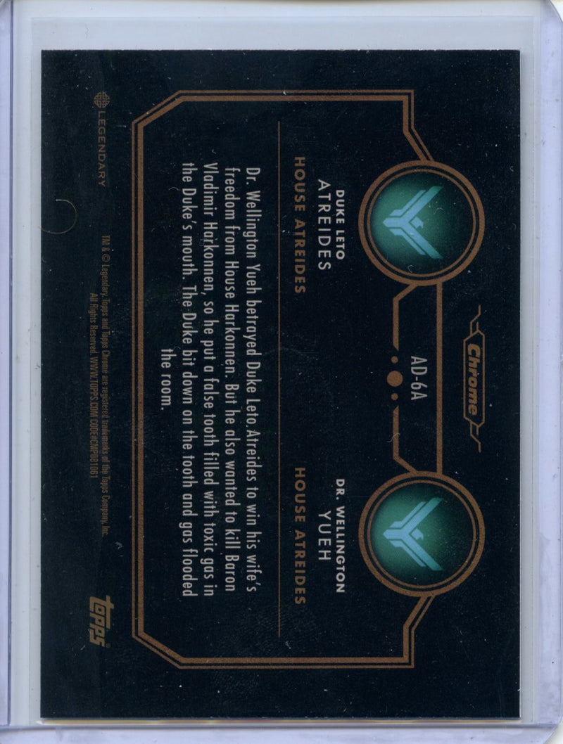 2024 Topps Dune Chrome Duke Leto Atreides Adversaries