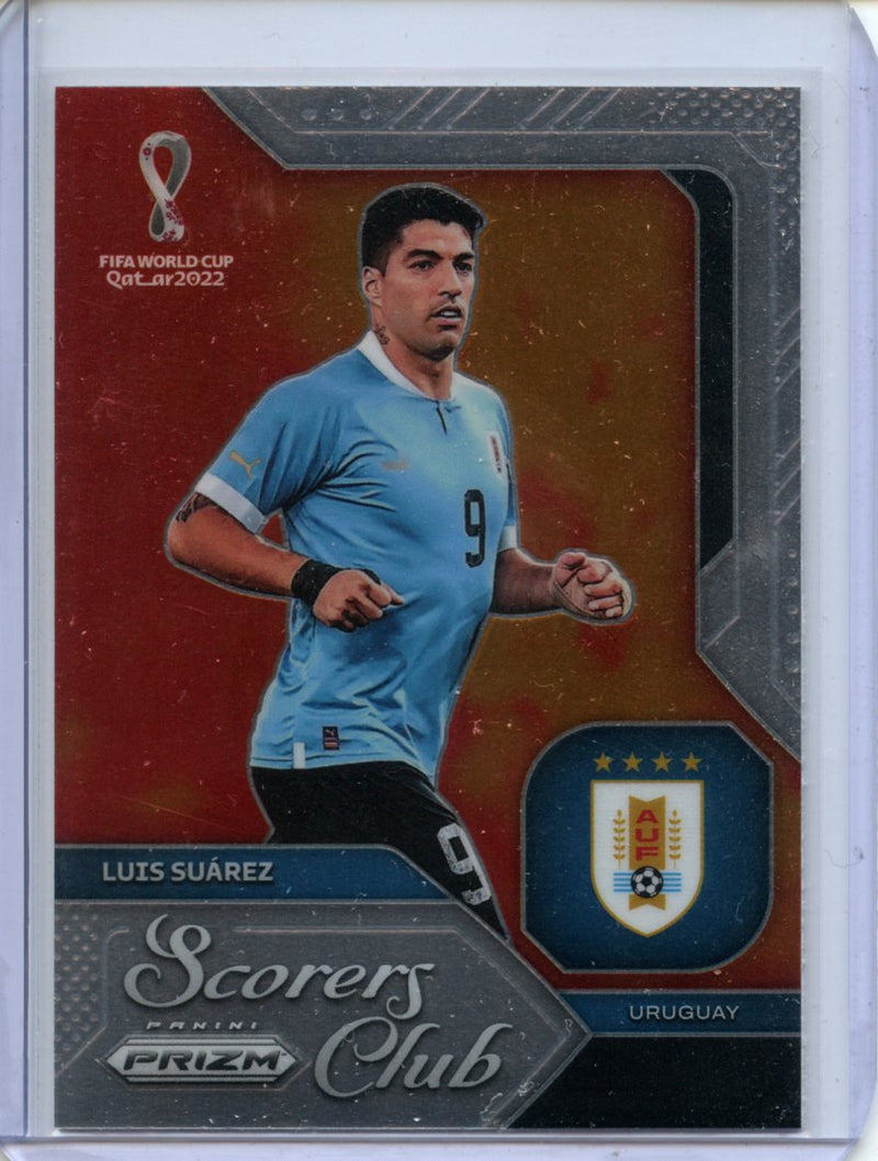 2022 Panini Prizm FIFA World Cup Qatar Luis Suarez Scorers Club