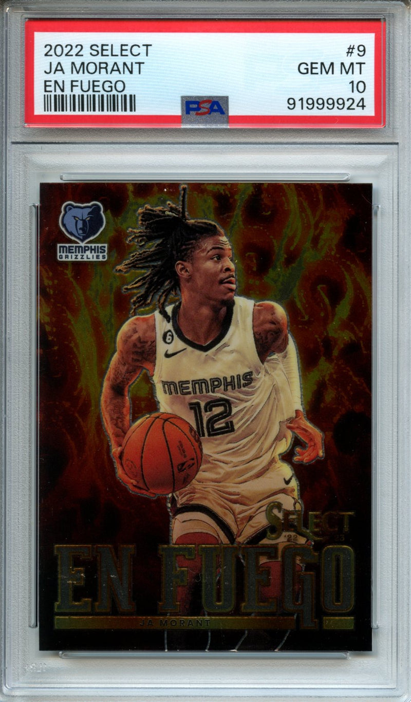 2022 Panini Select Ja Morant En Fuego