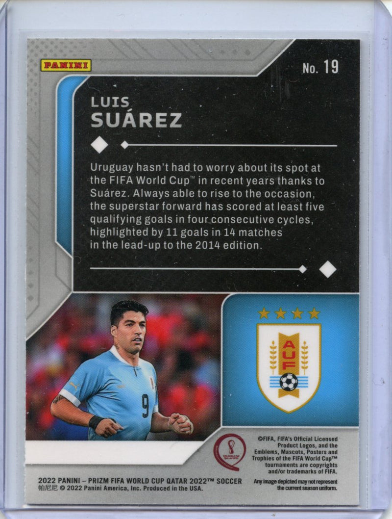 2022 Panini Prizm FIFA World Cup Qatar Luis Suarez Scorers Club