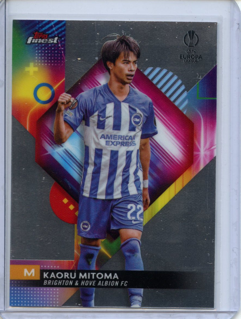 2023-24 Topps Finest UEFA Club Competitions Kaoru Mitoma