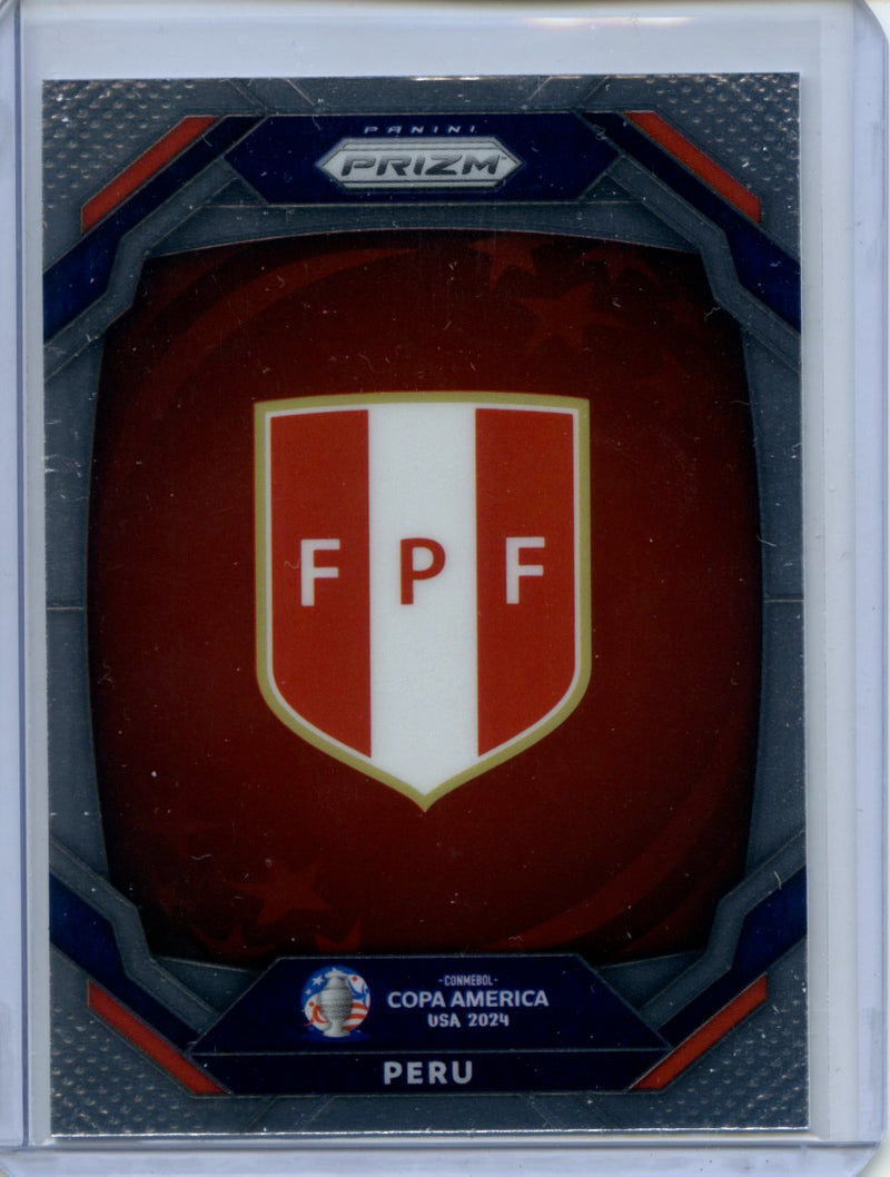 2024 Panini Prizm Copa America Peru Team Badge