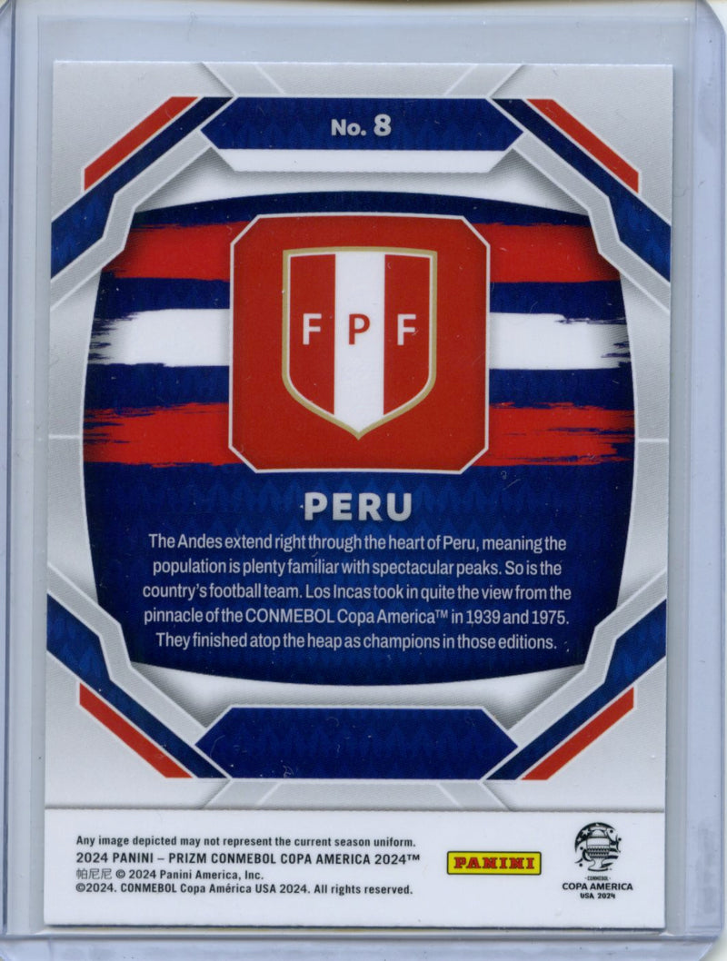 2024 Panini Prizm Copa America Peru Team Badge