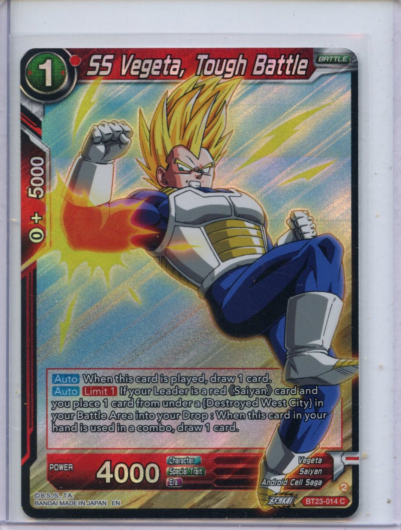 SS Vegeta, Tough Battle - Perfect Combination BT23-014 C Foil