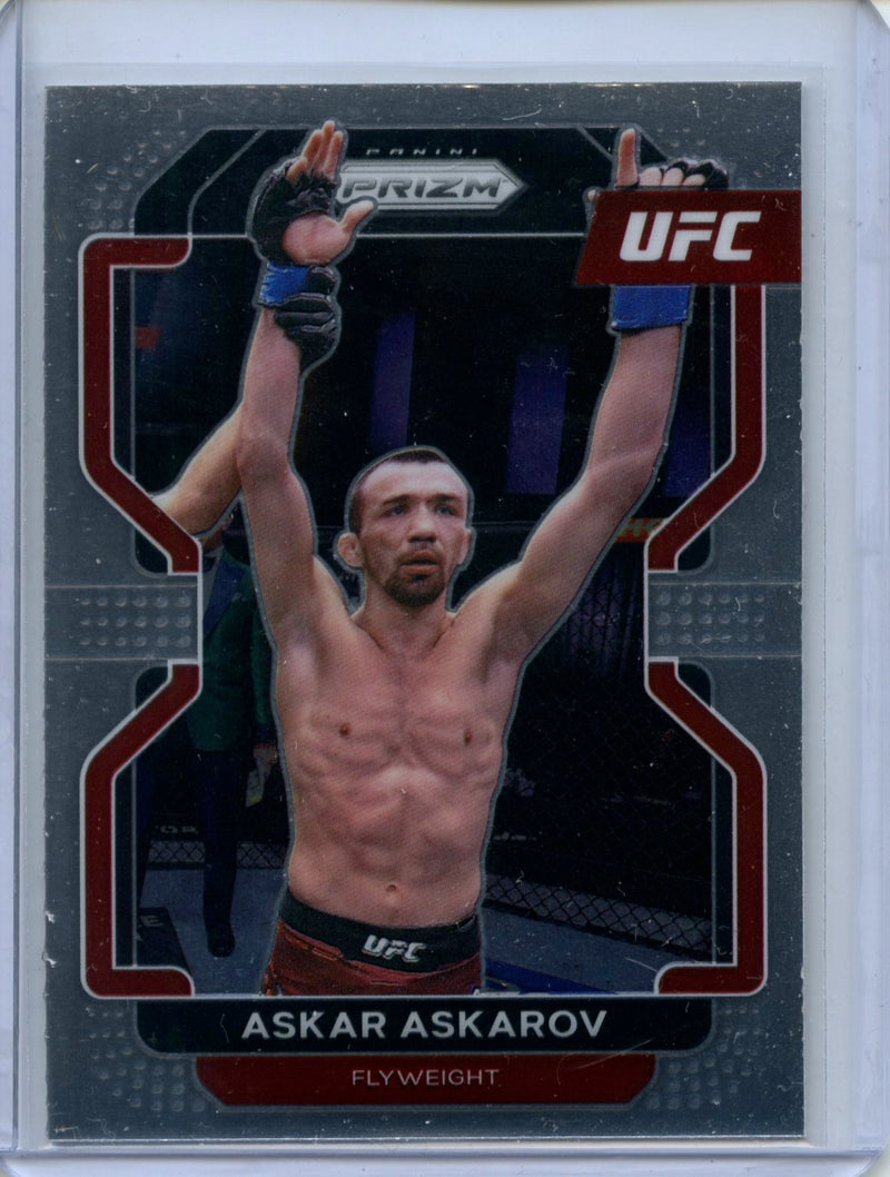 2022 Panini Prizm UFC Askar Askarov Vertical