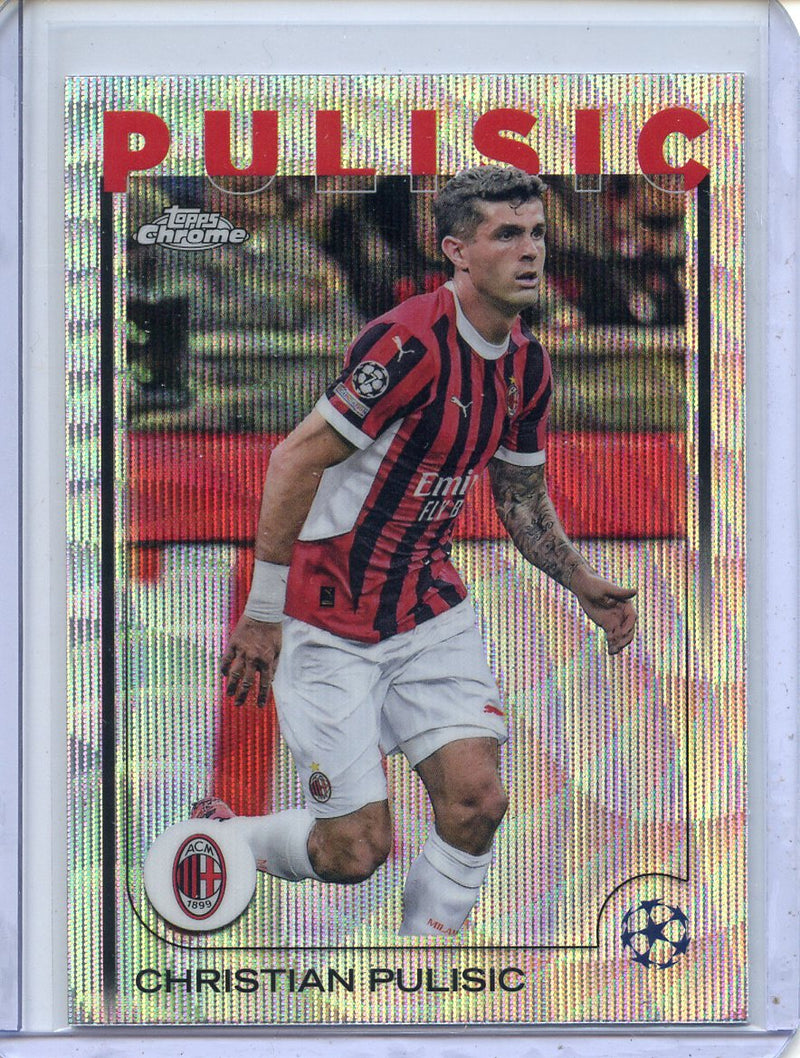 2024-25 Topps Chrome UEFA Club Comps Christian Pulisic Wave