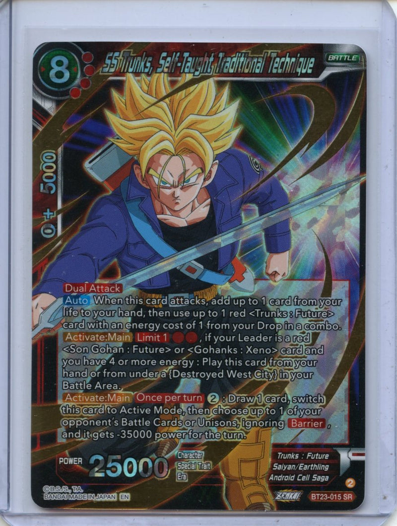 SS Trunks, Self-Taught Traditional Technique - Perfect Combination BT23-015 SR Foil