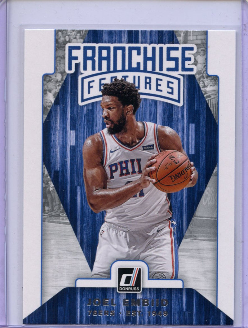 2019-20 Panini Donruss Joel Embiid Franchise Features