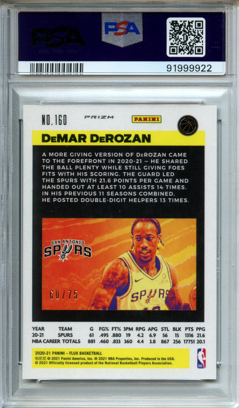 2020 Panini Flux Demar Derozan Supernova 60/75