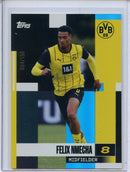 2024-25 Topps Borussia Dortmund Team Set Felix Nmecha First Team Blue 84/150