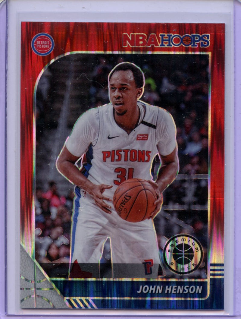 2019-20 Hoops Premium John Henson Red Flash
