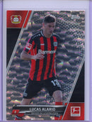 2021-22 Topps Bundesliga Soccer Lucas Alario Speckle Foil
