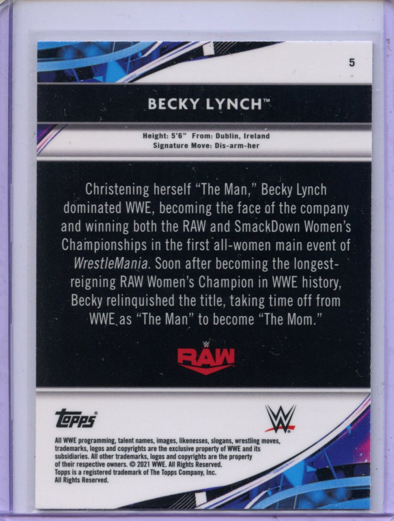 2021 Topps Finest WWE Becky Lynch