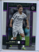 2024-25 Topps Museum UEFA Club Comps Luka Modric Amethyst 45/99