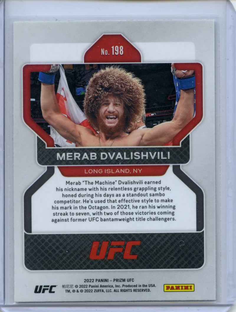 2022 Panini Prizm UFC Merab Dvalishvili Vertical