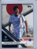 2021-22 Topps UEFA Champions League Takuhiro Nakai Flags of Foundation