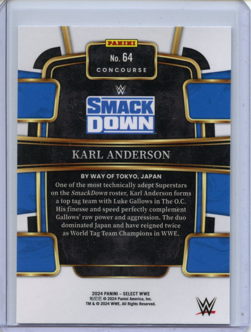 2024 Panini Select WWE Karl Anderson Concourse