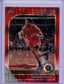 2019-20 Hoops Premium Thaddeus Young Red Flash